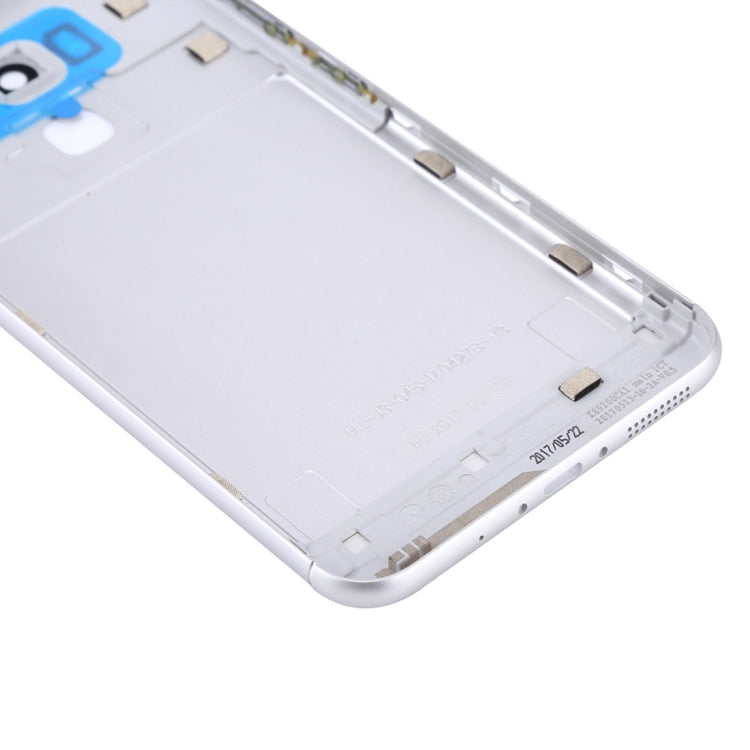 Aluminum Alloy Back Battery Cover for Asus ZenFone 3 Max / ZC553KL (Silver) - Back Cover by PMC Jewellery | Online Shopping South Africa | PMC Jewellery | Buy Now Pay Later Mobicred