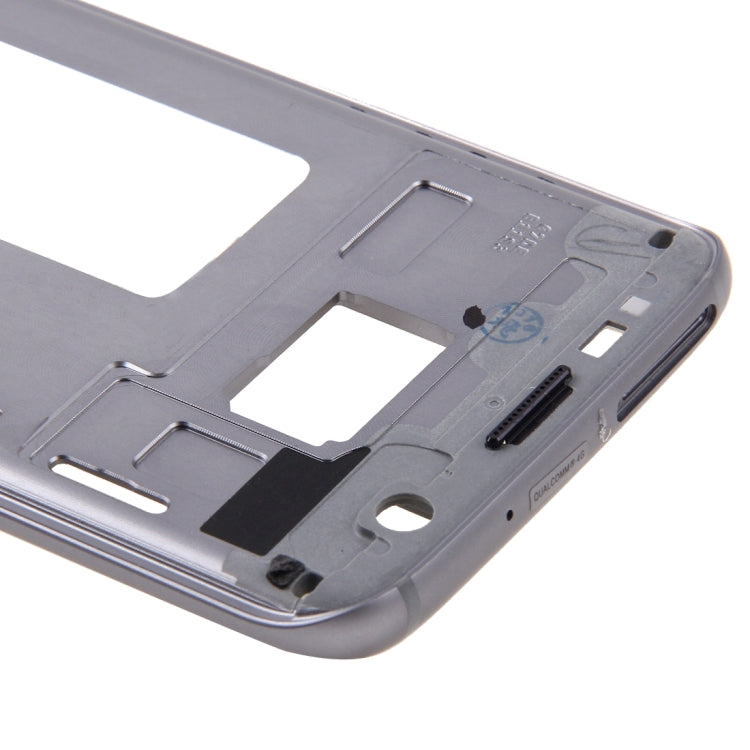 For Galaxy S7 Edge / G935 Front Housing LCD Frame Bezel Plate (Grey) - free shipping - PMc TechLife - Order now!