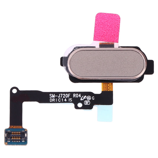 For Galaxy J7 Duo SM-J720F Fingerprint Sensor Flex Cable(Gold) - Flex Cable by PMC Jewellery | Online Shopping South Africa | PMC Jewellery | Buy Now Pay Later Mobicred