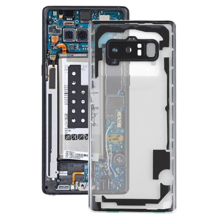 For Samsung Galaxy Note 8 / N950F N950FD N950U N950W N9500 N950N Transparent Battery Back Cover with Camera Lens Cover (Transparent) - free shipping - PMc TechLife - Order now!
