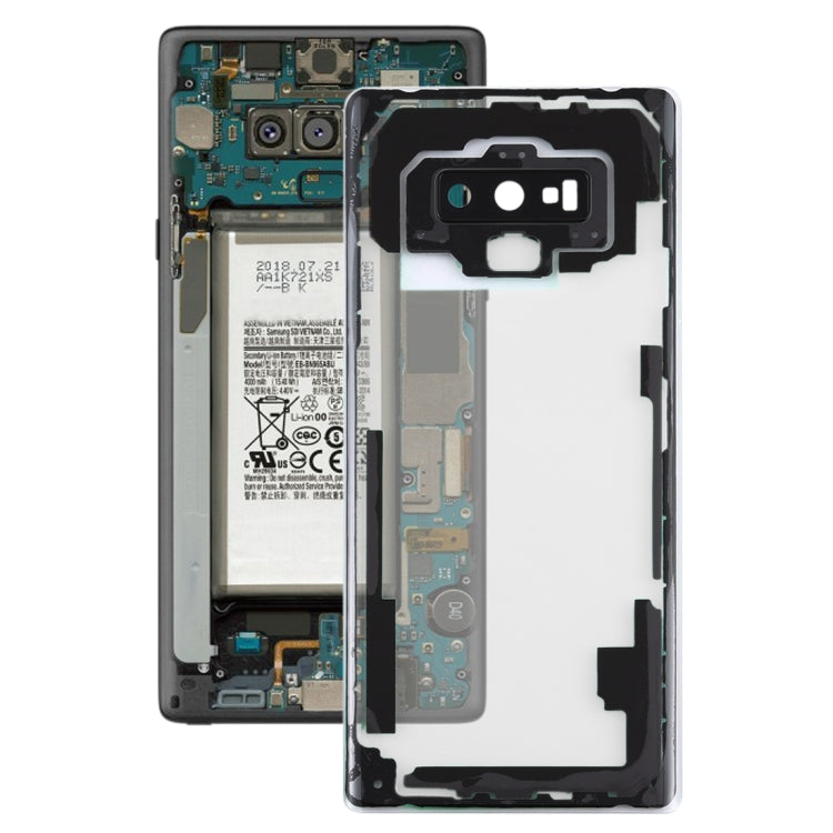 For Samsung Galaxy Note9 / N960D N960F Transparent Battery Back Cover with Camera Lens Cover (Transparent) - free shipping - PMc TechLife - Order now!