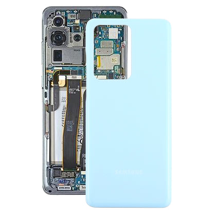 For Samsung Galaxy S20 Ultra Battery Back Cover (Blue) - Back Cover by PMC Jewellery | Online Shopping South Africa | PMC Jewellery | Buy Now Pay Later Mobicred