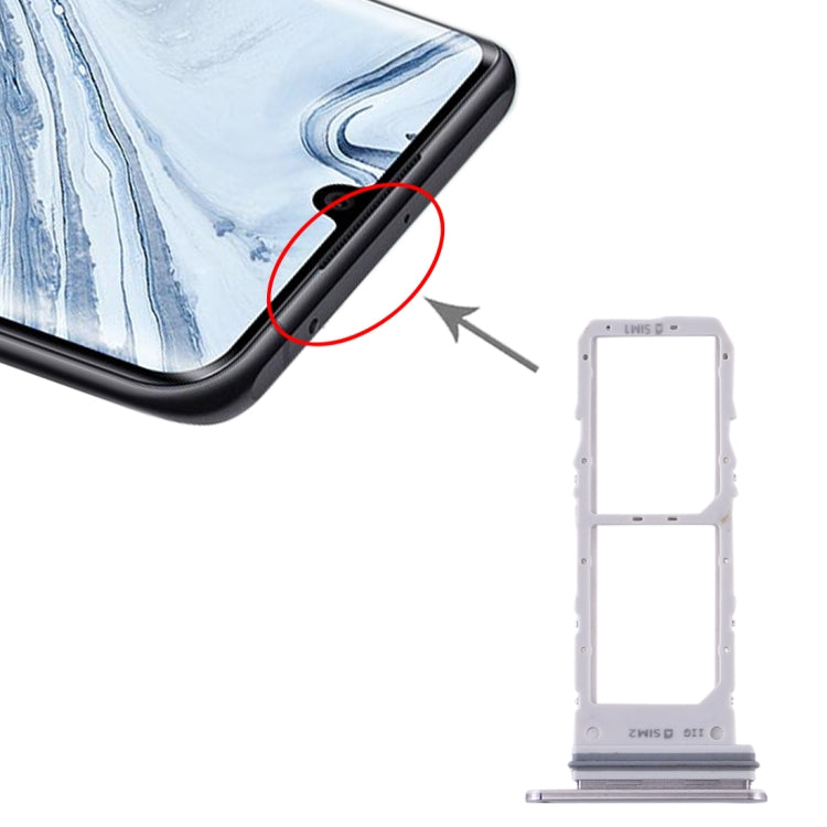 For Samsung Galaxy Note10 SIM Card Tray + SIM Card Tray (Grey) - Card Socket by PMC Jewellery | Online Shopping South Africa | PMC Jewellery | Buy Now Pay Later Mobicred