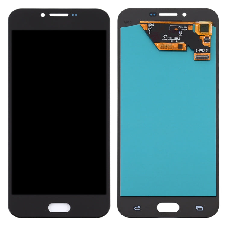 OLED LCD Screen for Samsung Galaxy A8 (2016) / SM-A810 with Digitizer Full Assembly (Black) - free shipping - PMc TechLife - Order now!