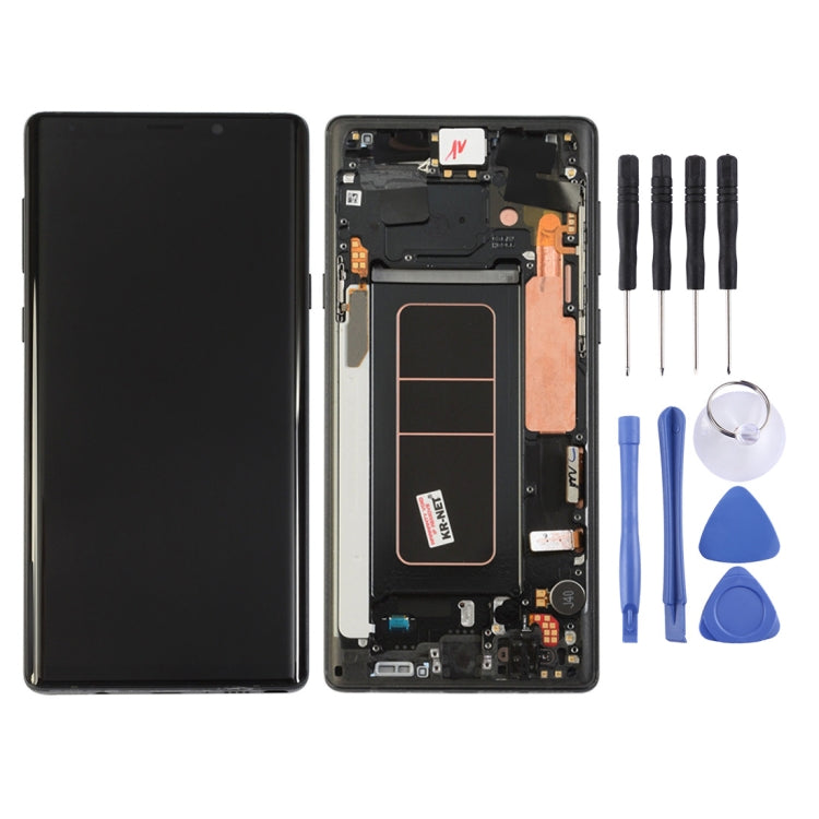 LCD Screen and Digitizer Full Assembly with Frame for Galaxy Note9 / N960A / N960F / N960V / N960T / N960U(Black) - free shipping - PMc TechLife - Order now!