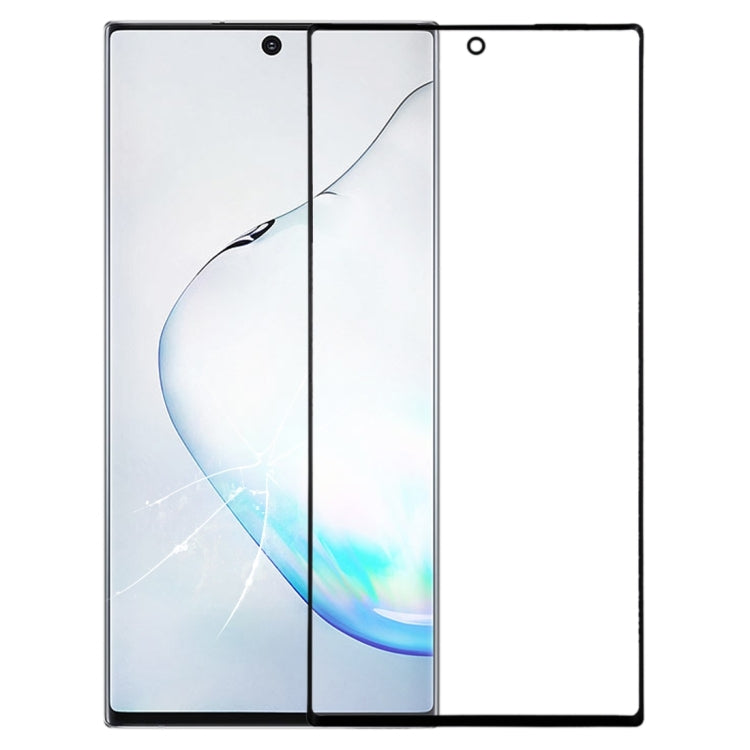 For Galaxy Note 10 Front Screen Outer Glass Lens (Black) - free shipping - PMc TechLife - Order now!