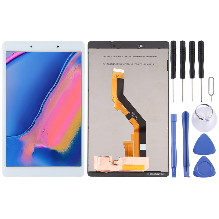 OEM LCD Screen for Samsung Galaxy Tab A 8.0 (2019) SM-T290 (WIFI Version) with Digitizer Full Assembly (White) - free shipping - PMc TechLife - Order now!