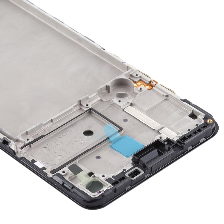 For Samsung Galaxy A21s  Front Housing LCD Frame Bezel Plate (Black) - free shipping - PMc TechLife - Order now!
