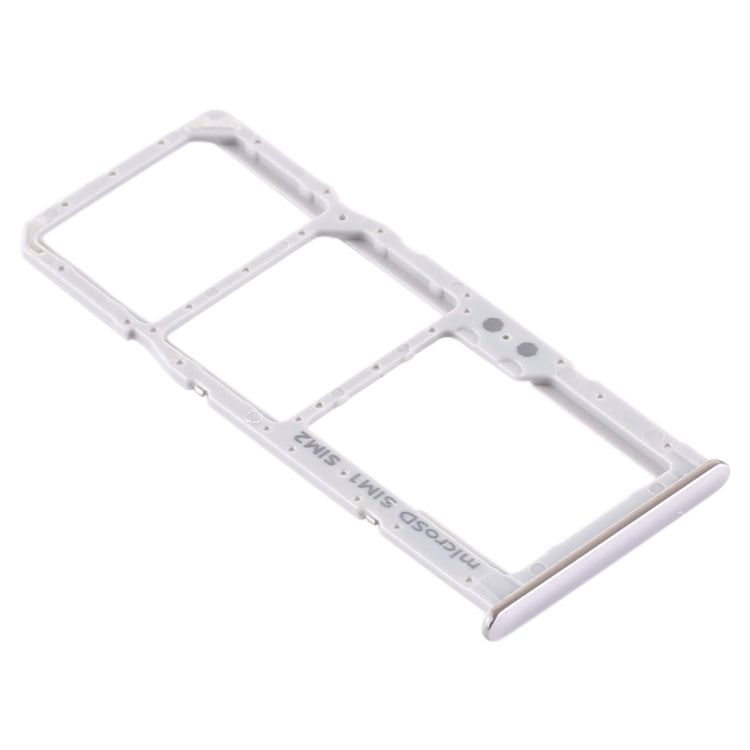 For Samsung Galaxy A51 / A515 SIM Card Tray + SIM Card Tray + Micro SD Card Tray (Silver) - free shipping - PMc TechLife - Order now!