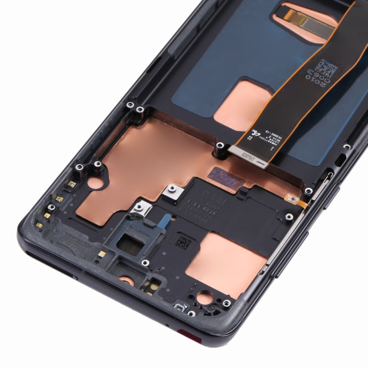 Original Super AMOLED LCD Screen for Samsung Galaxy S20 Ultra 4G/S20 Ultra 5G Digitizer Full Assembly with Frame (Black) - free shipping - PMC TechLife - Order now!