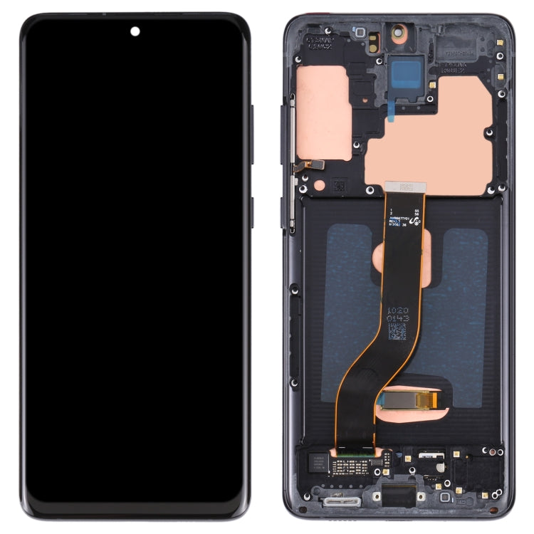 Original Super AMOLED LCD Screen for Samsung Galaxy S20+ 5G SM-G986B/G985 Digitizer Full Assembly with Frame (Black) - free shipping - PMc TechLife - Order now!