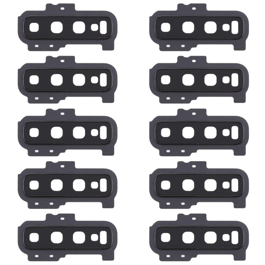 For Samsung Galaxy S10+ 10pcs Camera Lens Cover (Black) - Camera by PMC Jewellery | Online Shopping South Africa | PMC Jewellery