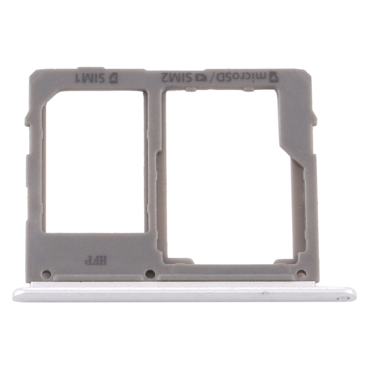 For Samsung Galaxy A8 Star / A9 Star SM-G8850 SIM Card Tray + SIM Card Tray / Micro SD Card Tray (Silver) - free shipping - PMc TechLife - Order now!