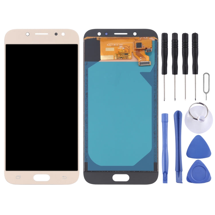 TFT LCD Screen for Galaxy J7 (2017) / J7 Pro /  J730F/DS, J730FM/DS,AT&T with Digitizer Full Assembly (Gold) - free shipping - PMc TechLife - Order now!