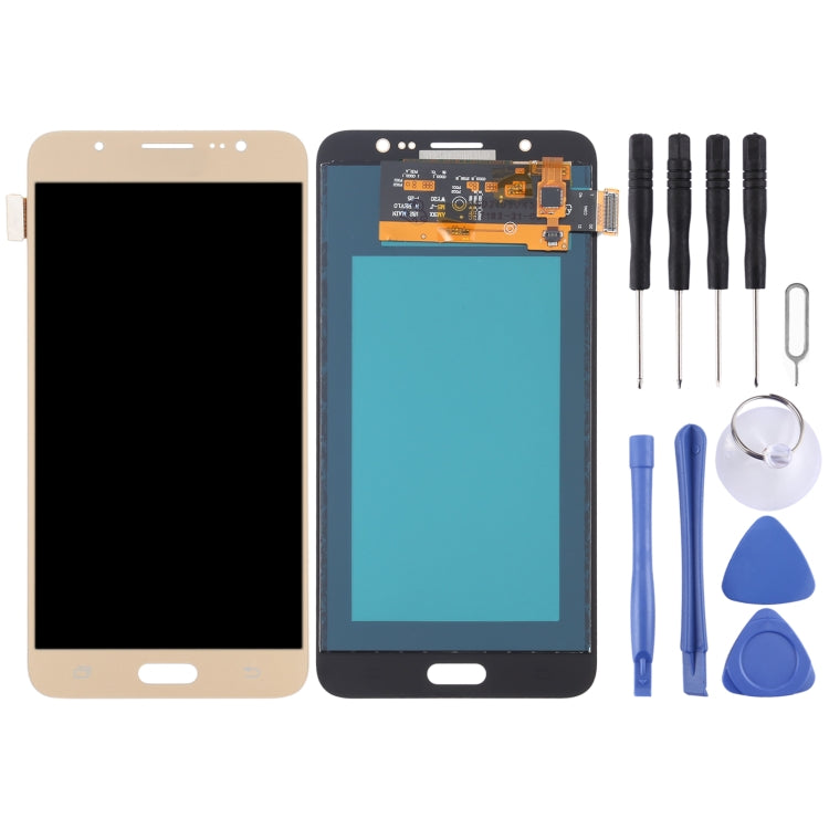 TFT LCD Screen for Galaxy J7 (2016) / On 8, J710F / J710FN / J710M / J710MN / J7108 With Digitizer Full Assembly (Gold) - free shipping - PMc TechLife - Order now!
