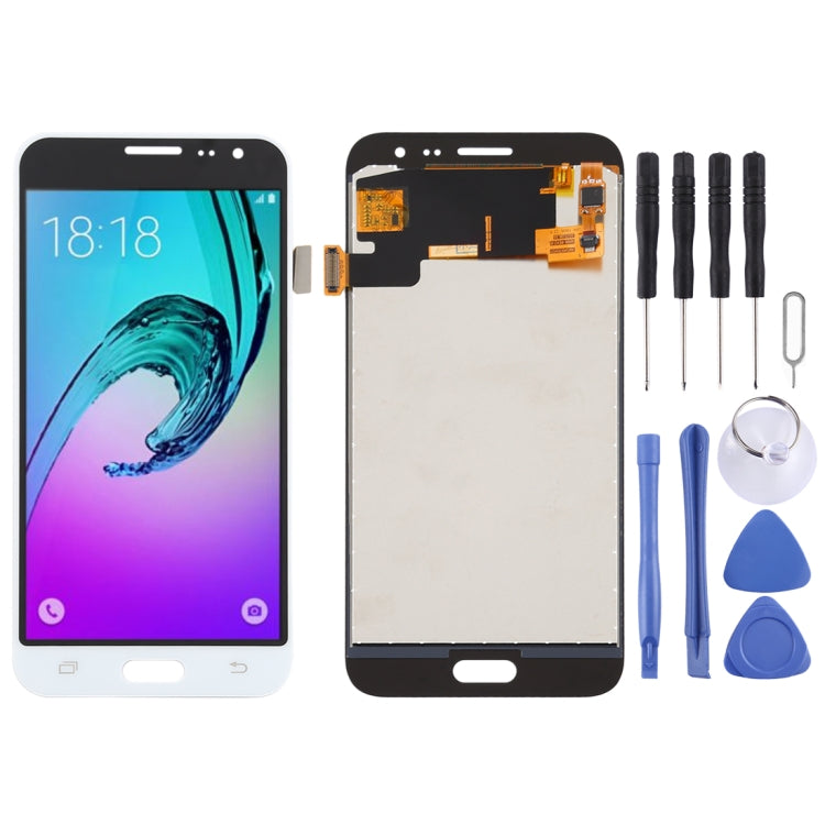 TFT LCD Screen for Galaxy J3 (2016) J320FN, J320F, J320G, J320M, J320A, J320V, J320P With Digitizer Full Assembly (White) - free shipping - PMc TechLife - Order now!