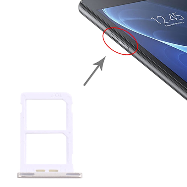 For Samsung Galaxy Tab A 7.0 (2016) SM-T285 SIM Card Tray + SIM Card Tray (White) - free shipping - PMc TechLife - Order now!