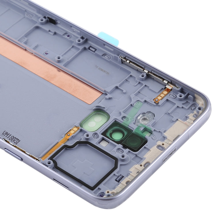 For Galaxy J8 (2018), J810F/DS, J810Y/DS, J810G/DS Back Cover with Side Keys & Camera Lens (Grey) - free shipping - PMc TechLife - Order now!