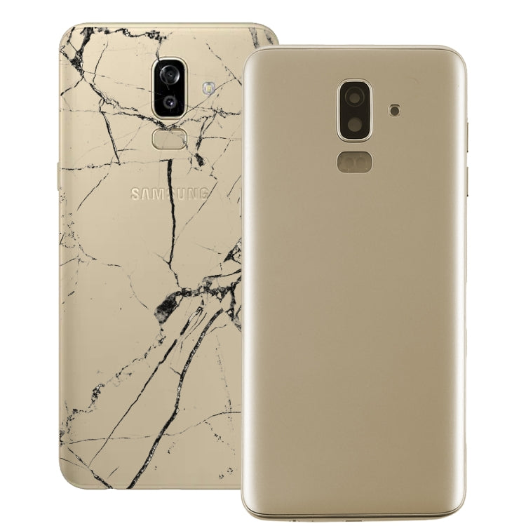 For Galaxy J8 (2018), J810F/DS, J810Y/DS, J810G/DS Back Cover with Side Keys & Camera Lens (Gold) - free shipping - PMc TechLife - Order now!