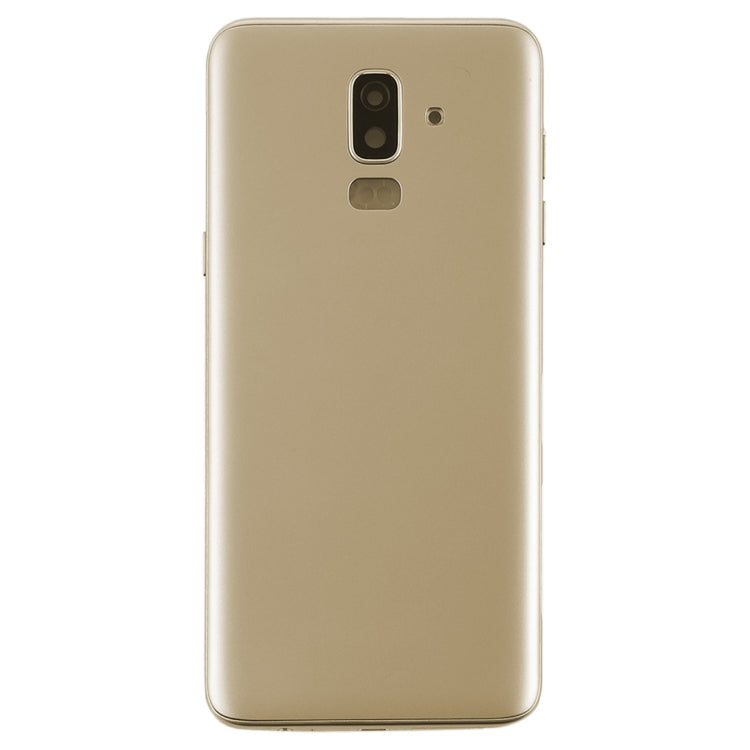 For Galaxy J8 (2018), J810F/DS, J810Y/DS, J810G/DS Back Cover with Side Keys & Camera Lens (Gold) - free shipping - PMc TechLife - Order now!