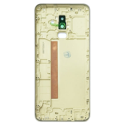 For Galaxy J8 (2018), J810F/DS, J810Y/DS, J810G/DS Back Cover with Side Keys & Camera Lens (Gold) - Back Cover by PMC Jewellery | Online Shopping South Africa | PMC Jewellery | Buy Now Pay Later Mobicred