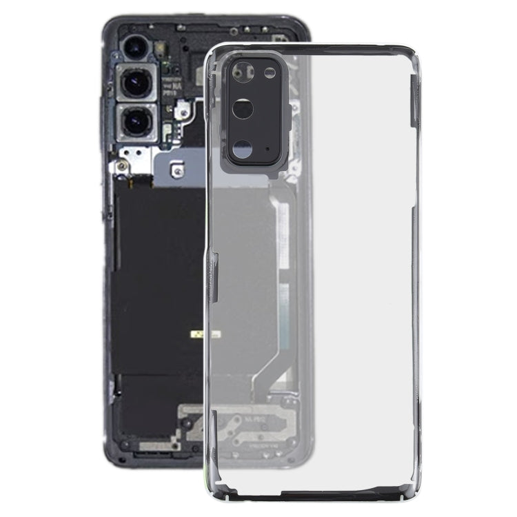For Samsung Galaxy S20 SM-G980 SM-G980F SM-G980F/DS Glass Transparent Battery Back Cover (Transparent) - free shipping - PMc TechLife - Order now!