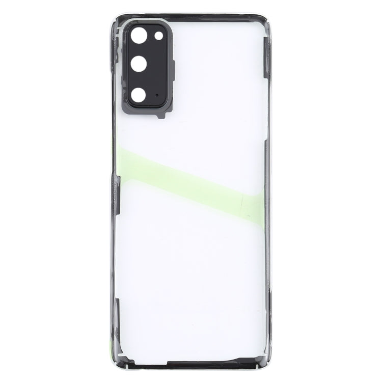 For Samsung Galaxy S20 SM-G980 SM-G980F SM-G980F/DS Glass Transparent Battery Back Cover (Transparent) - free shipping - PMc TechLife - Order now!