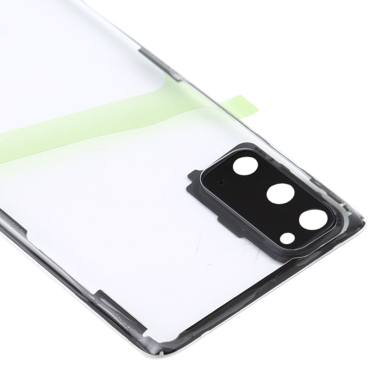 For Samsung Galaxy S20 SM-G980 SM-G980F SM-G980F/DS Glass Transparent Battery Back Cover (Transparent) - free shipping - PMc TechLife - Order now!