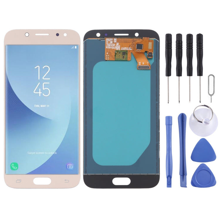 TFT LCD Screen for Galaxy J5 (2017)/J5 Pro 2017, J530F/DS, J530Y/DS With Digitizer Full Assembly (Gold) - free shipping - PMc TechLife - Order now!