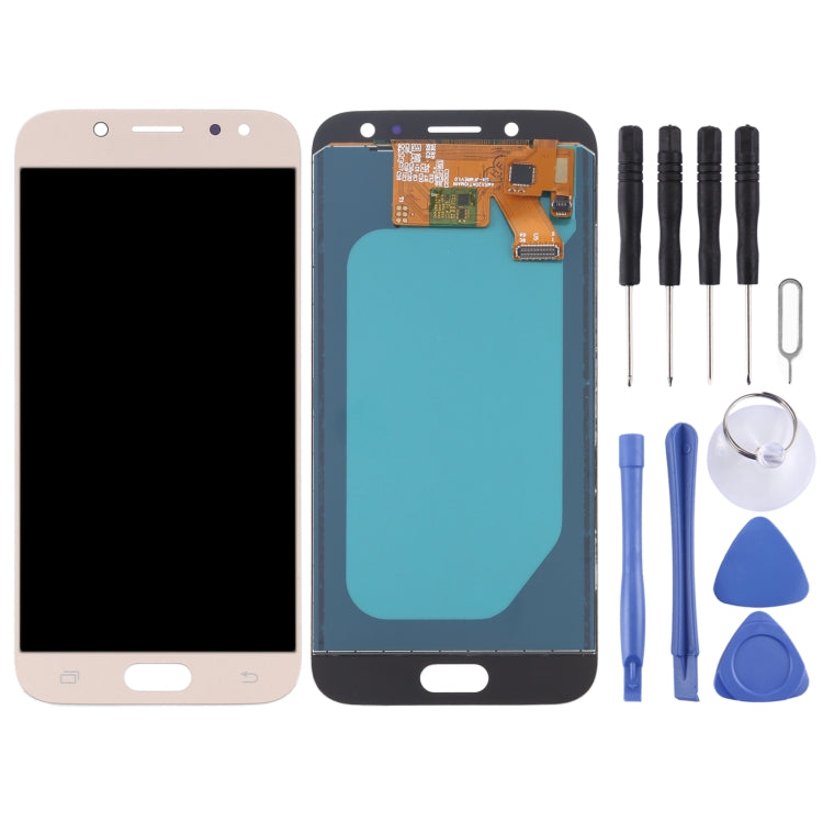 TFT LCD Screen for Galaxy J5 (2017)/J5 Pro 2017, J530F/DS, J530Y/DS With Digitizer Full Assembly (Gold) - free shipping - PMc TechLife - Order now!