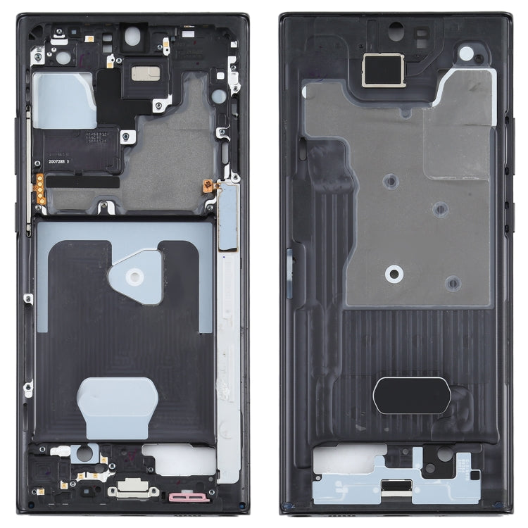 For Samsung Galaxy Note20 Ultra SM-N985F Middle Frame Bezel Plate With Parts (Black) - free shipping - PMc TechLife - Order now!