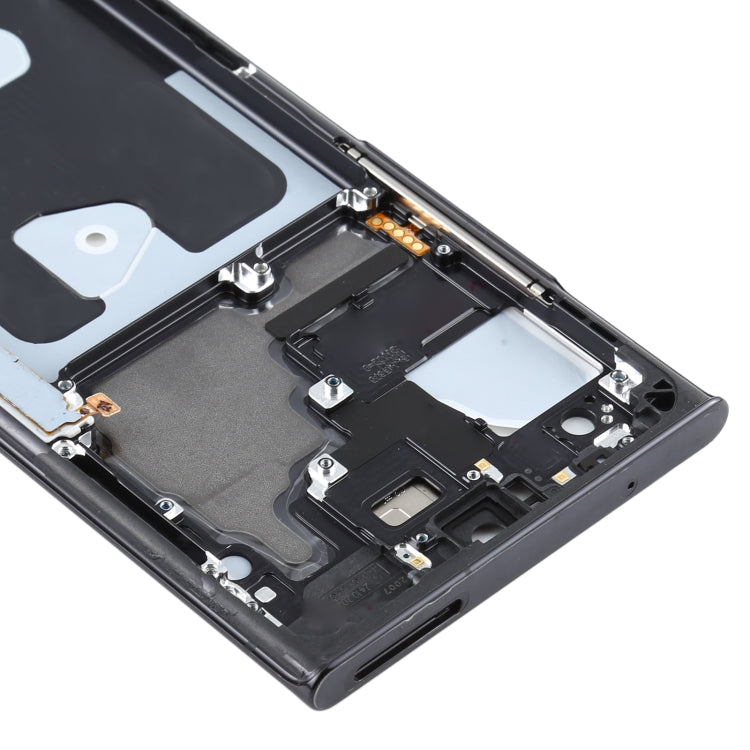 For Samsung Galaxy Note20 Ultra SM-N985F Middle Frame Bezel Plate With Parts (Black) - free shipping - PMc TechLife - Order now!