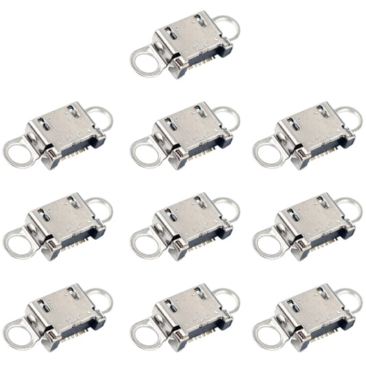 10pcs Charging Port Connector for Galaxy A3 (2016) / A310 / A310F / A5 (2016) / A510 / A510F / A7 (2016) / A710 / A710F - Single Tail Connector by PMC Jewellery | Online Shopping South Africa | PMC Jewellery | Buy Now Pay Later Mobicred