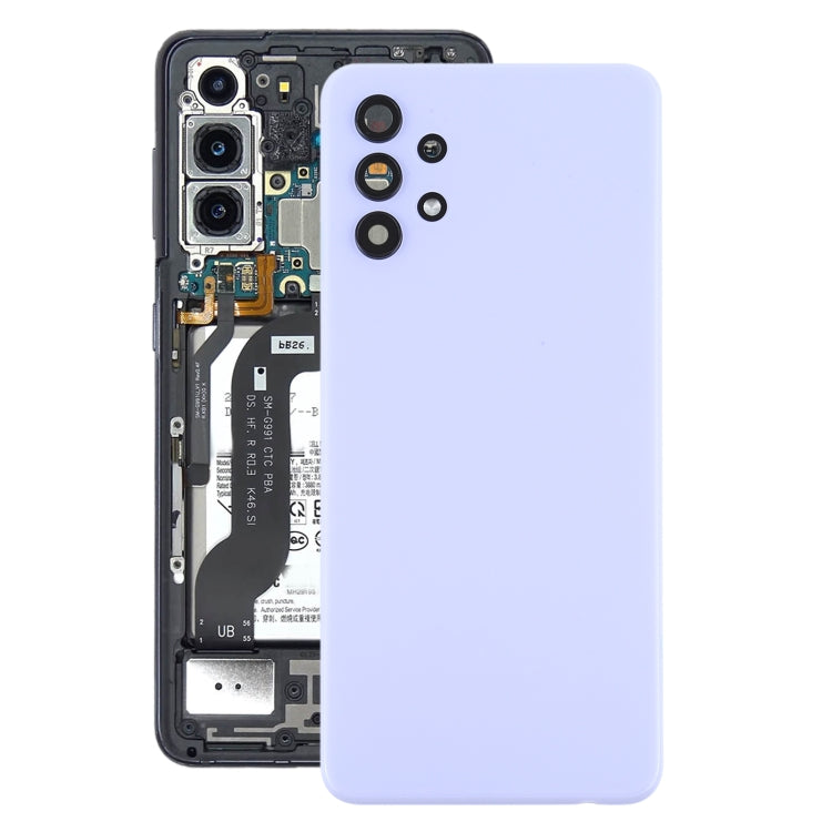 For Samsung Galaxy A32 5G Battery Back Cover with Camera Lens Cover (Purple) - free shipping - PMc TechLife - Order now!