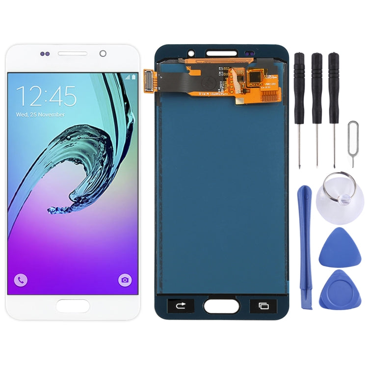TFT LCD Screen for Galaxy A3 (2016), A310F, A310F/DS, A310M, A310M/DS, A310Y With Digitizer Full Assembly (White) - free shipping - PMc TechLife - Order now!