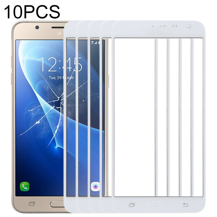 For Samsung Galaxy J7 (2016), J710F, J710FN, J710M/MN, J7108 10pcs Front Screen Outer Glass Lens (White) - free shipping - PMc TechLife - Order now!