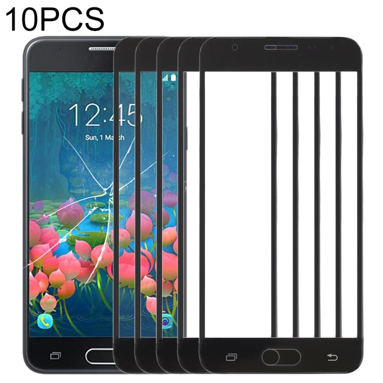 For Samsung Galaxy J5 Prime, On5 (2016), G570F/DS, G570Y 10pcs Front Screen Outer Glass Lens (Black) - free shipping - PMc TechLife - Order now!