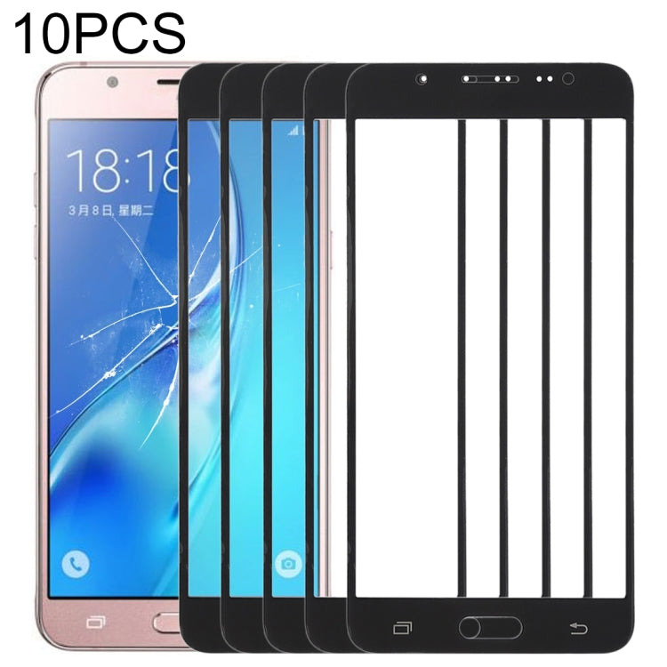 For Samsung Galaxy J5 (2016) / J510FN / J510F / J510G / J510Y / J510M 10pcs Front Screen Outer Glass Lens (Black) - free shipping - PMc TechLife - Order now!