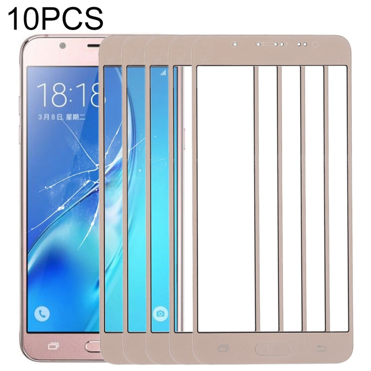 For Samsung Galaxy J5 (2016) / J510FN / J510F / J510G / J510Y / J510M 10pcs Front Screen Outer Glass Lens (Gold) - free shipping - PMc TechLife - Order now!