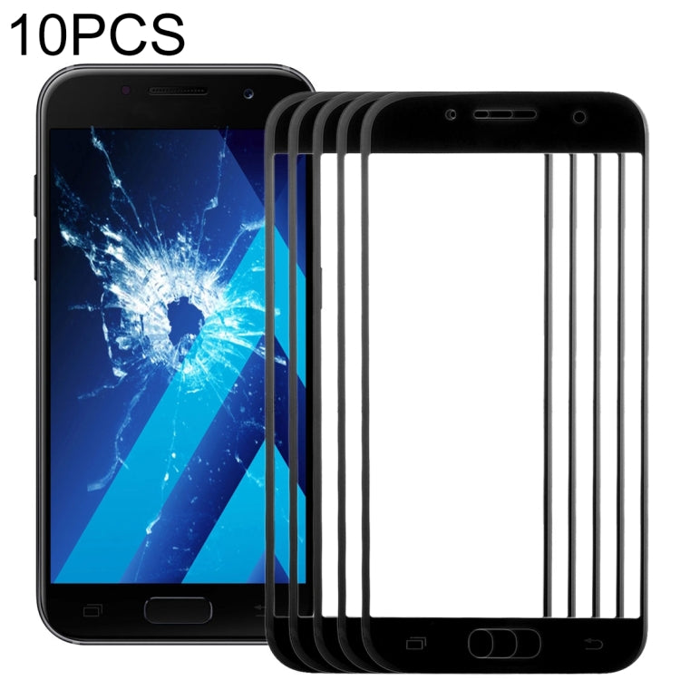 For Samsung Galaxy A3 (2017) / A320 10pcs Front Screen Outer Glass Lens (Black) - free shipping - PMc TechLife - Order now!