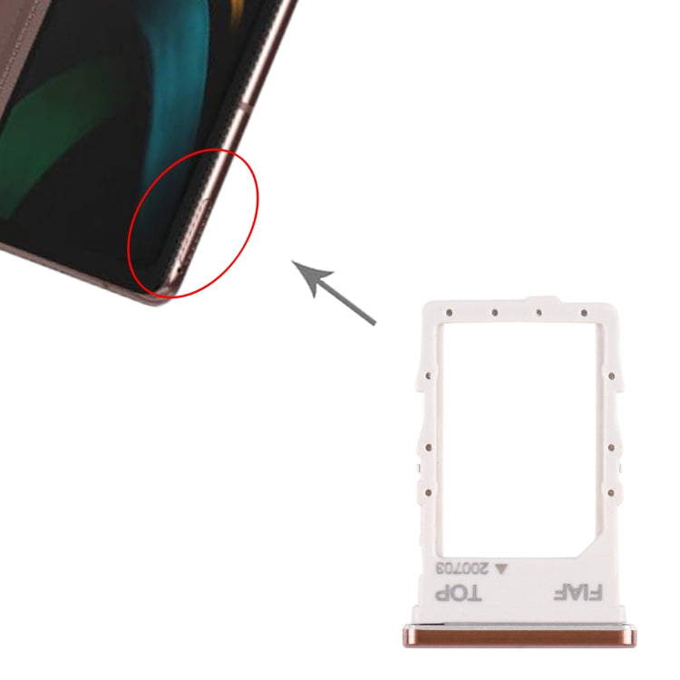 For Samsung Galaxy Z Fold2 5G SM-F916 SIM Card Tray (Pink) - free shipping - PMc TechLife - Order now!