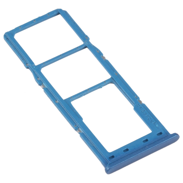 For Samsung Galaxy A12 SM-A125 SIM Card Tray + SIM Card Tray + Micro SD Card Tray (Blue) - free shipping - PMc TechLife - Order now!