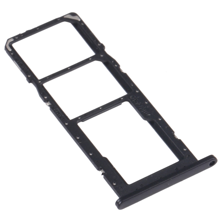 For Samsung Galaxy A02s SM-A025 SIM Card Tray + SIM Card Tray + Micro SD Card Tray (Black) - free shipping - PMc TechLife - Order now!