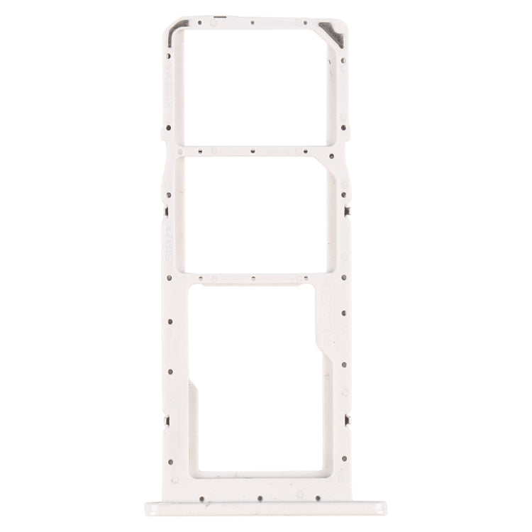 For Samsung Galaxy A02s SM-A025 SIM Card Tray + SIM Card Tray + Micro SD Card Tray (White) - free shipping - PMc TechLife - Order now!