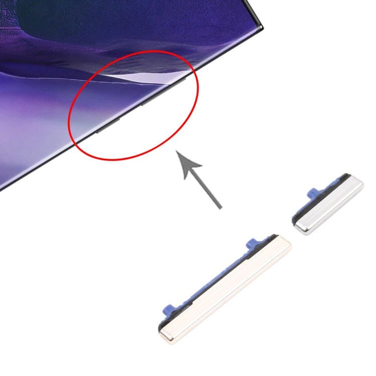 For Samsung Galaxy Note20 Ultra Power Button and Volume Control Button(Silver) - free shipping - PMc TechLife - Order now!