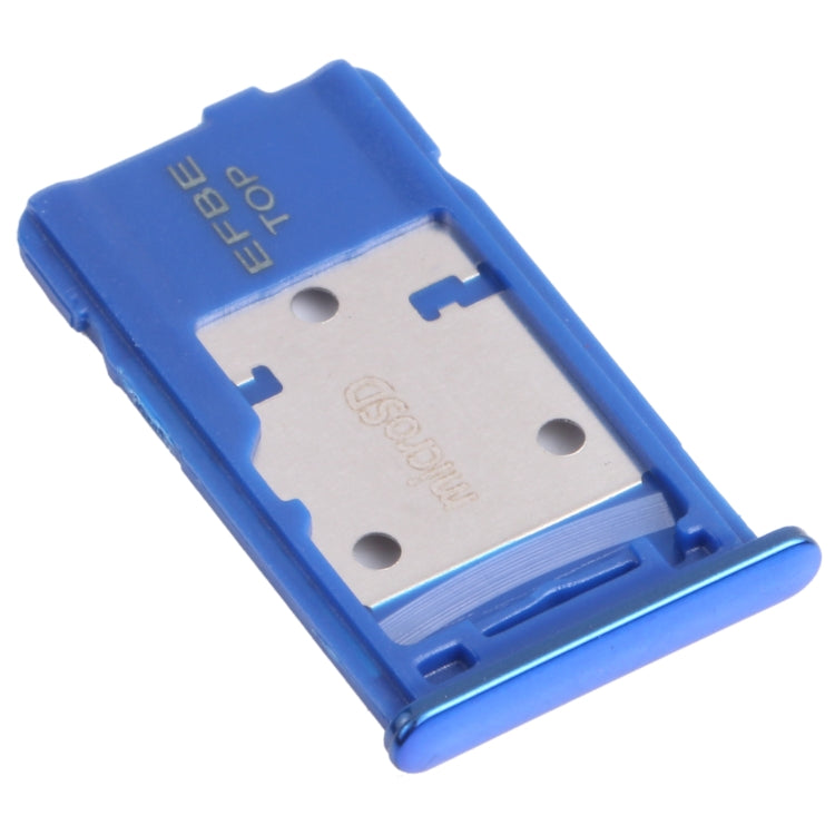 For Samsung Galaxy M31s SM-M317 SIM Card Tray + SIM Card Tray + Micro SD Card Tray (Blue) - free shipping - PMc TechLife - Order now!