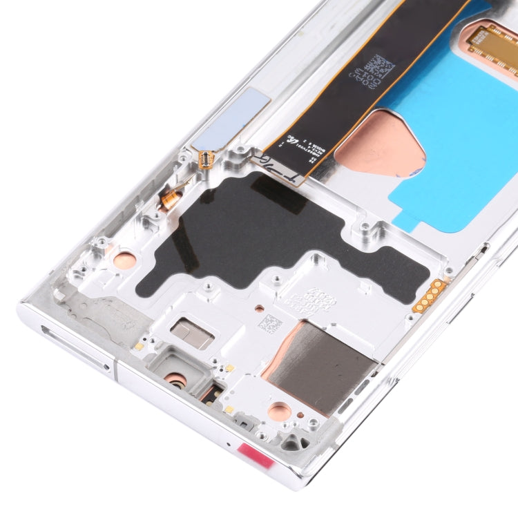 Original Super AMOLED LCD Screen for Samsung Galaxy Note20 Ultra SM-N986 5G Version Digitizer Full Assembly With Frame (Silver) - free shipping - PMC TechLife - Order now!