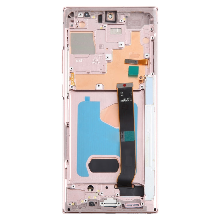 For Samsung Galaxy Note20 Ultra 4G Original Super AMOLED LCD Screen Digitizer Full Assembly With Frame (Gold) - free shipping - PMC TechLife - Order now!