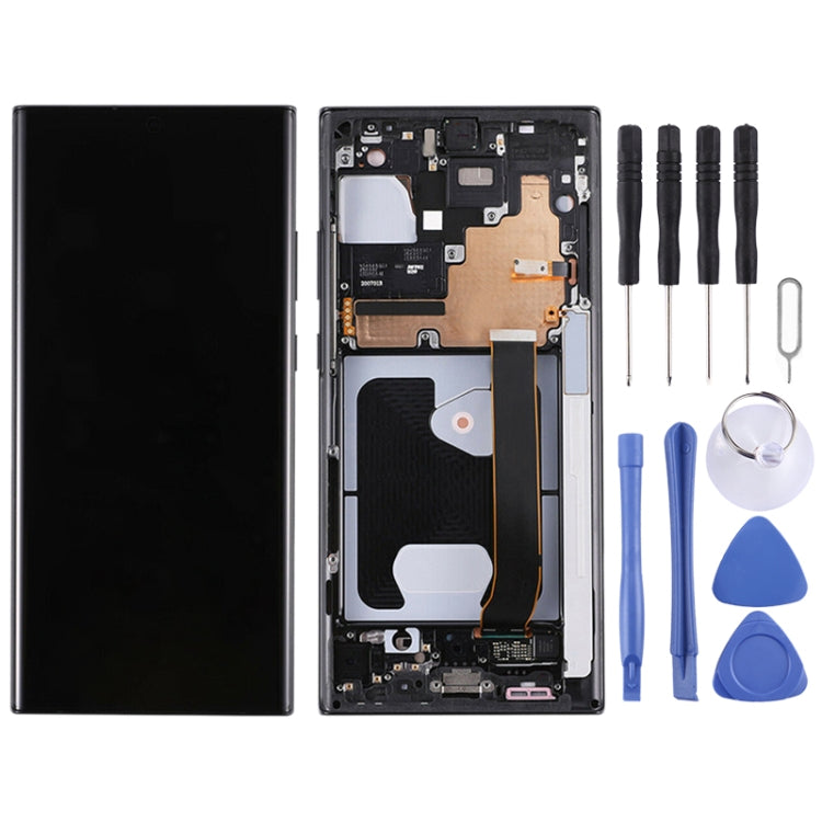 For Samsung Galaxy Note20 Ultra 4G Original Super AMOLED LCD Screen Digitizer Full Assembly With Frame(Black) - free shipping - PMC TechLife - Order now!