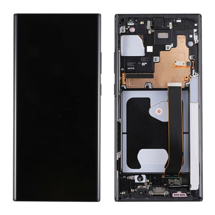 For Samsung Galaxy Note20 Ultra 4G Original Super AMOLED LCD Screen Digitizer Full Assembly With Frame(Black) - free shipping - PMC TechLife - Order now!